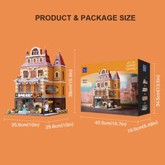 PANTASY European Bakery Building Kit quick-dismantling design for easy storage