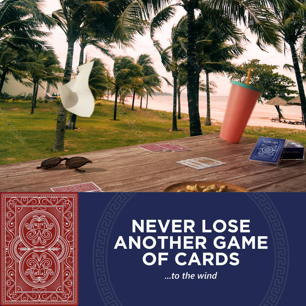 Pantheon Playing Cards waterproof deck for rain or splashes during play