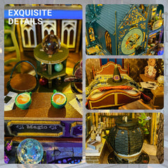 PANZIYU DIY miniature furniture kit — realistic pieces for a charming desk display.