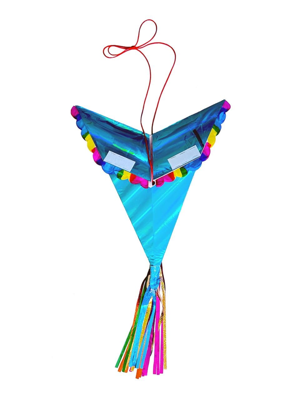 Papel Picado a la Mexicana foldable pinata with top-fill access for easy setup