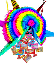 Papel Picado a la Mexicana Velcro-closure pinata ready to fill and hang