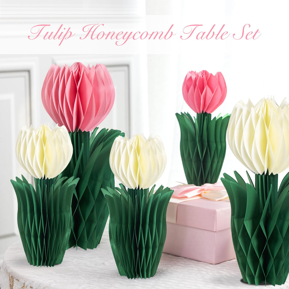 PAPER JAZZ durable paper tulips provide long-lasting decorative appeal