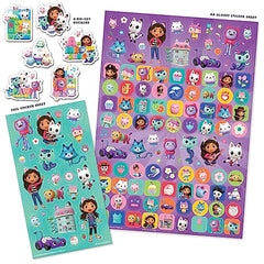 Paper Projects Gabby's Dollhouse foiled sticker sheet adds sparkle to crafts