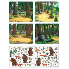 Paper Projects Gruffalo acid-free stickers are reusable on surfaces