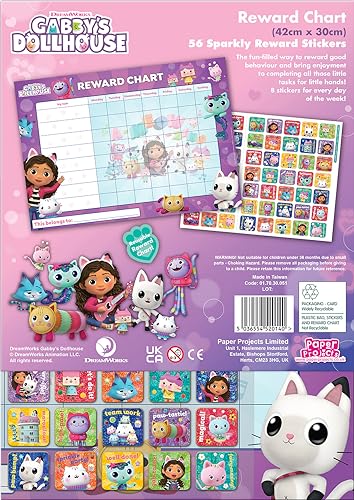 Paper Projects wipe-clean chart for repeated use and quick erasing.