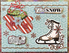 Paper Wishes Dazzles raised-edge finish creates embossed look on cards