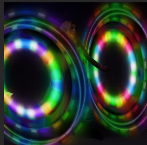 Papi Dada LED POI Balls come as a two-ball set ready for play.