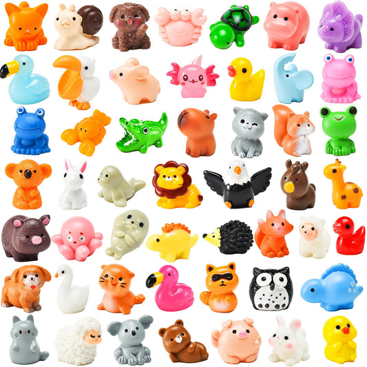 PAPPYN-A ducks and chickens mini figurines for desk decor and playful displays