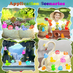PAPPYN-A luminous rabbit figurine for dollhouses and miniature landscapes.