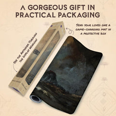 Paramint Fate of Isildur stitched playmat anti-fray edges extend longevity.