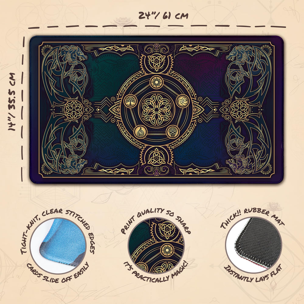 Paramint Lucid Dragon Blast smooth top surface promotes steady card handling.