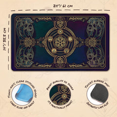 Paramint Lucid Dragon Blast smooth top surface promotes steady card handling.