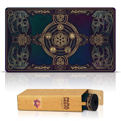 Paramint Lucid Dragon Blast stitched playmat features hero art for immersive protection.