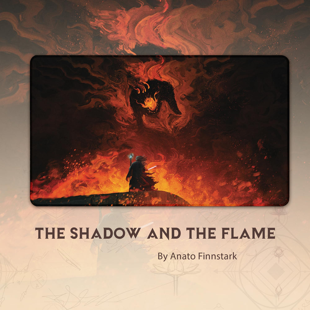 Paramint Shadow and The Flame battlefield scene promotes focused card play.
