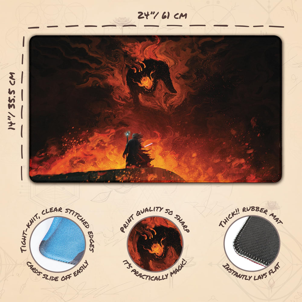 Paramint Shadow and The Flame edge stitching close-up emphasizes durability.