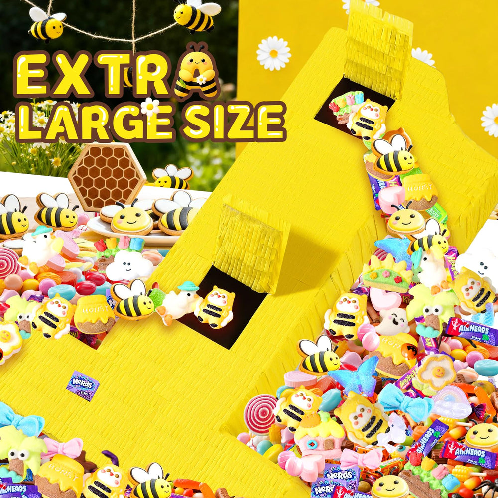 Pardecor Bee Piñata includes eye mask and rope accessories