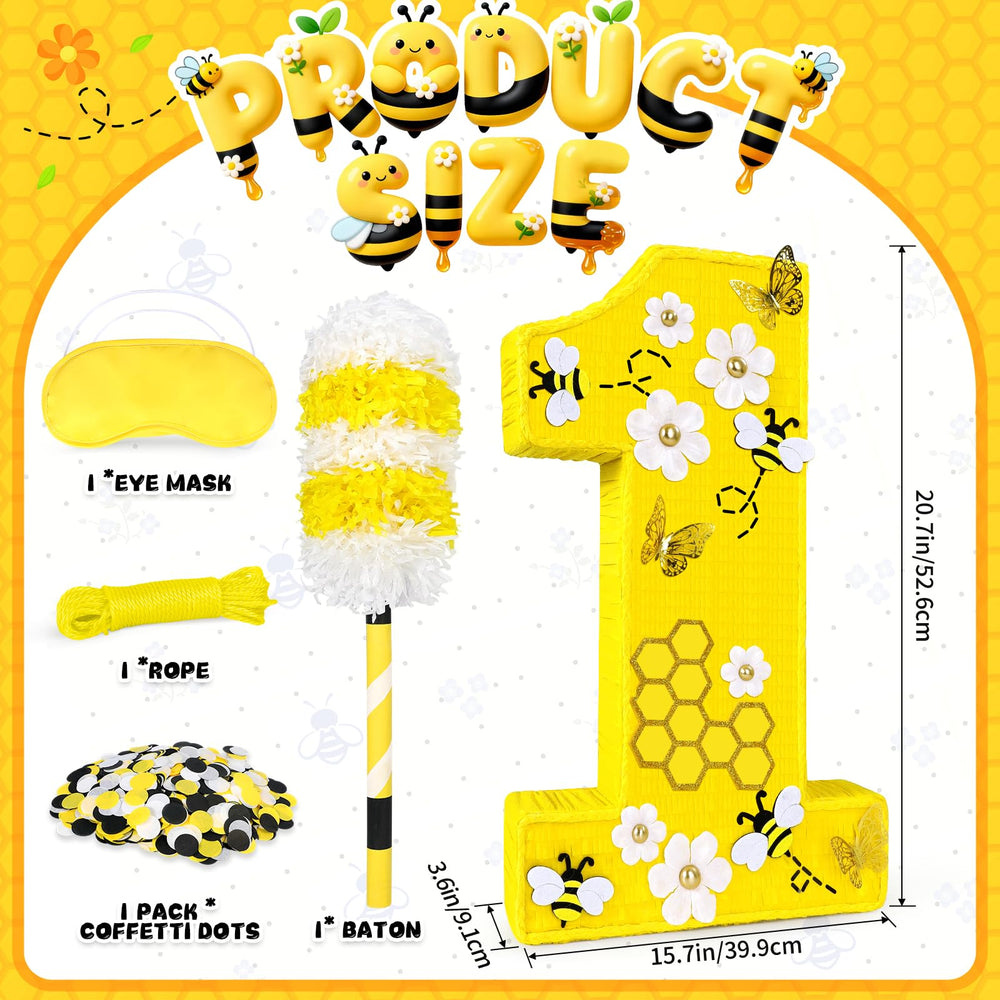 Pardecor Queen Bee Piñata opened to reveal filling area