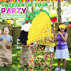 Pardecor taco pinata hanging loop closeup shows sturdy attachment