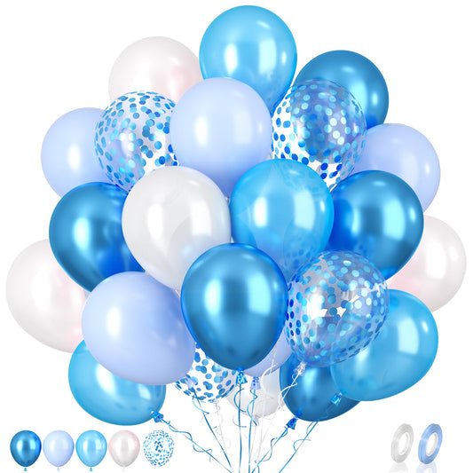 Paready macaron blue balloons for soft, elegant celebration decor