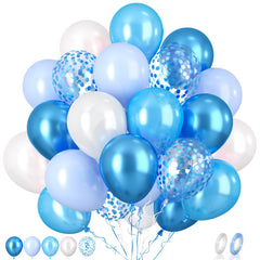 Paready macaron blue balloons for soft, elegant celebration decor