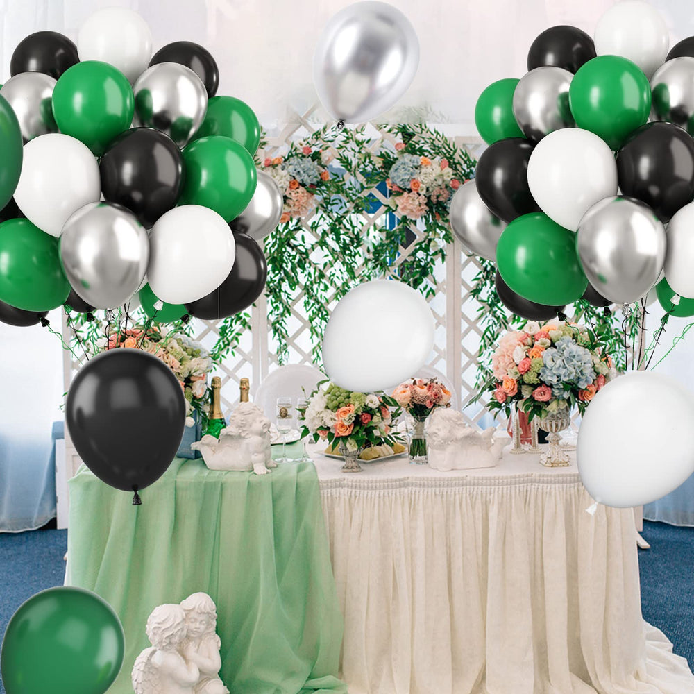 Paready football party balloons add bold color to game day decor.