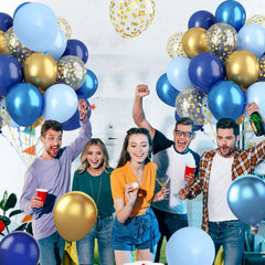 Paready metallic gold balloons bring a luxe touch to weddings or anniversaries.