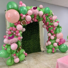 Paready pearl rose gold balloons add elegant shine to tropical celebrations.
