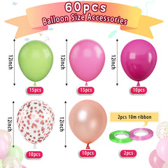 Paready pink 12-inch balloons provide cheerful color for baby showers and weddings.