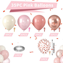Paready retro ivory white balloons for elegant wedding or baby shower