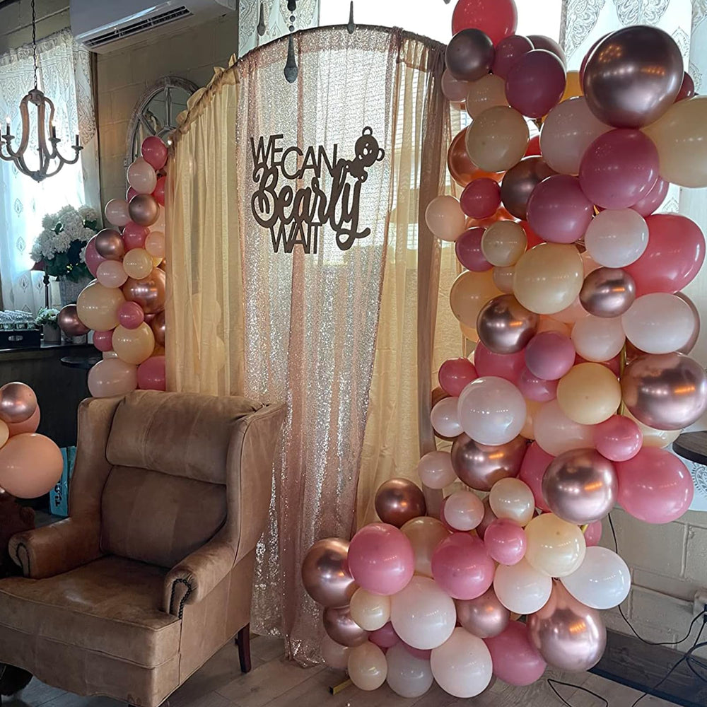 Paready sand white balloons add soft contrast for boho-themed celebrations and airy decor.