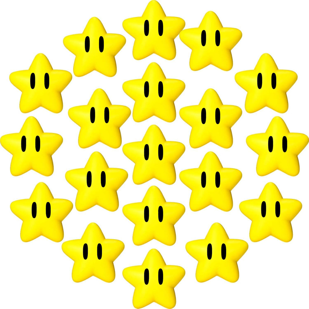 PARTVON mini star stress ball for video game party, ideal party favor and sensory play