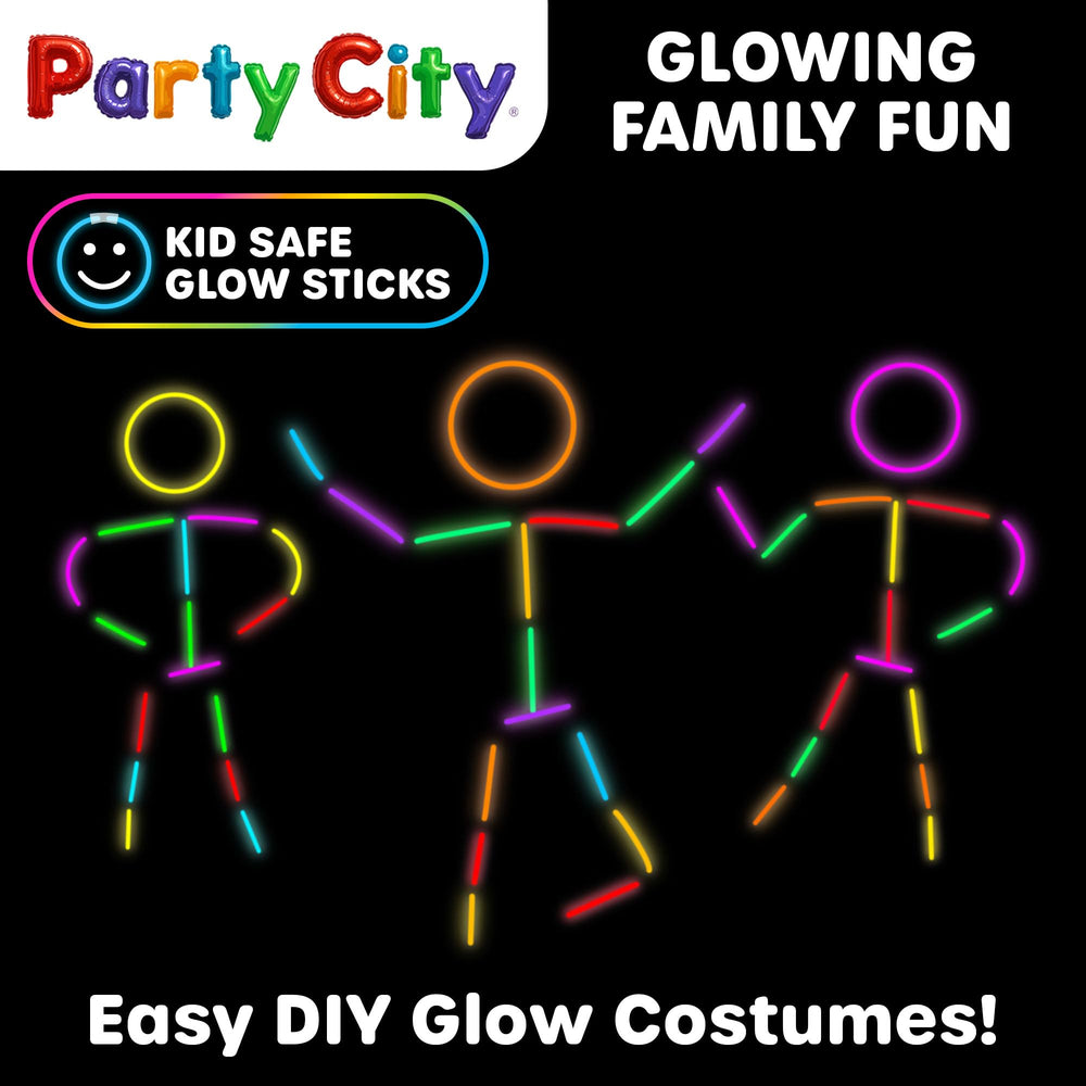 Party City neon color options for blacklight parties and events