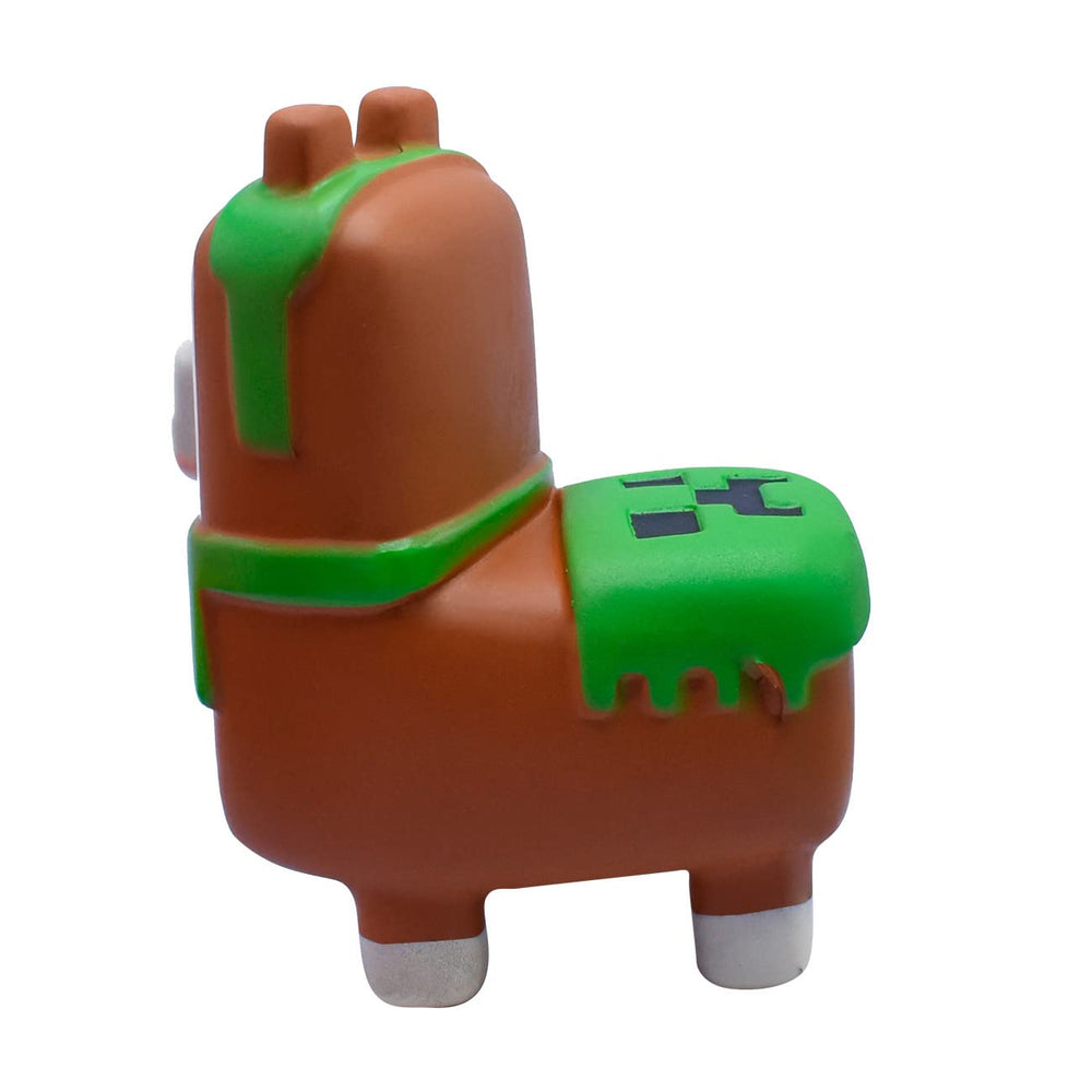 6-inch Minecraft llama squishy is a soothing sensory toy.