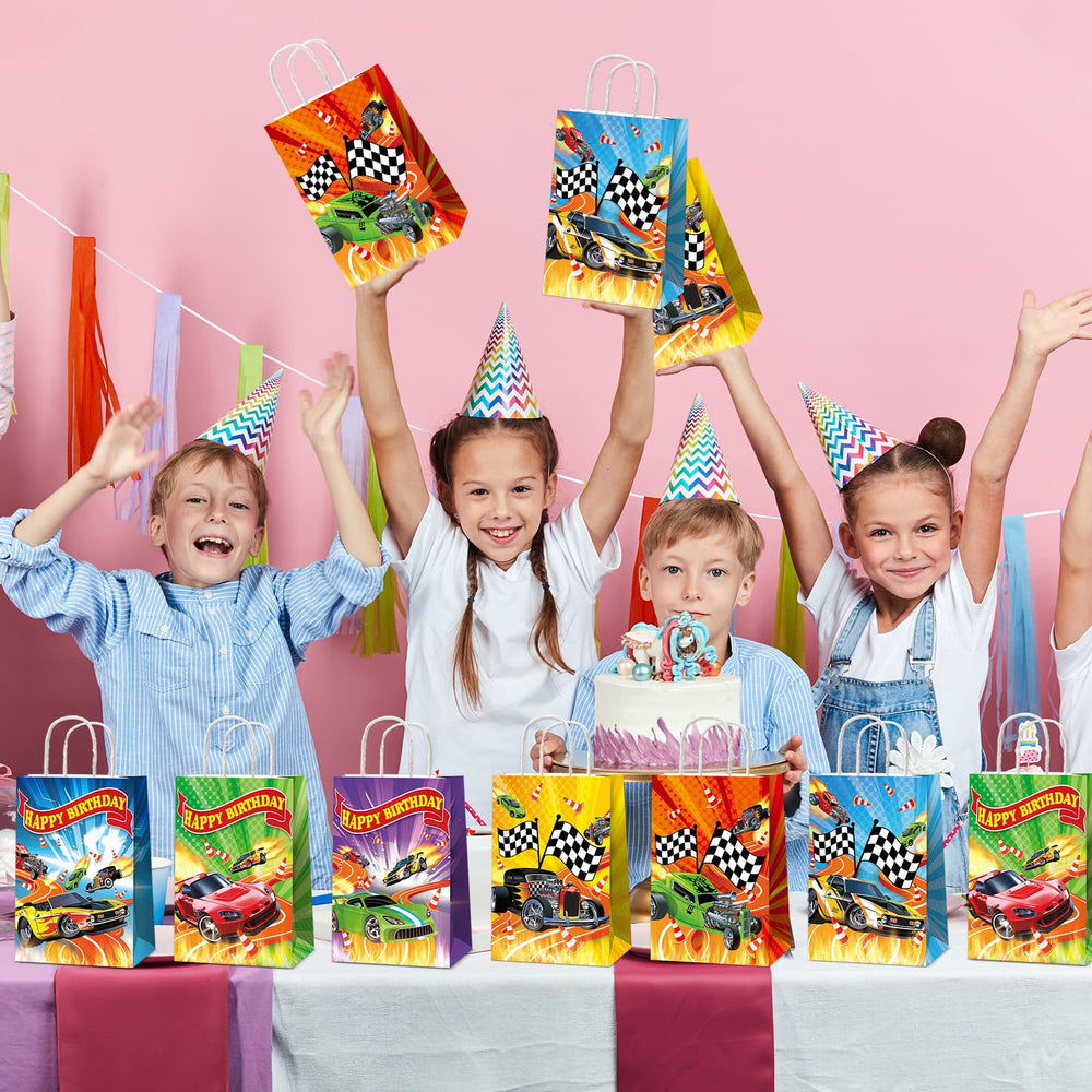 Party Greeting hot car wheel bag designs bring whimsy to celebrations without fading.