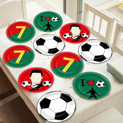 Party Greeting pack includes 48 plates across four designs.