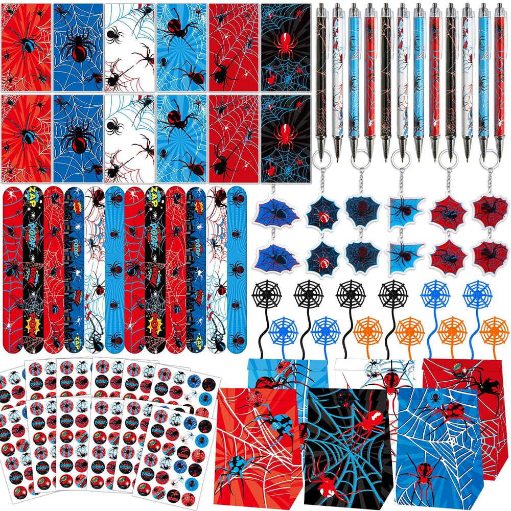 Party Greeting spider web gift bags to enhance party gift presentation and decor.
