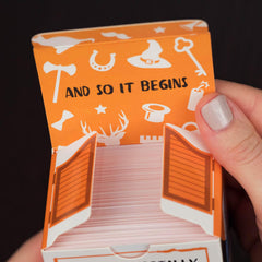 Decree card effects from Sotally Tober illustrating group level play and laughs