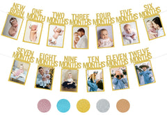 PartyHooman first birthday banner prestrung for quick setup