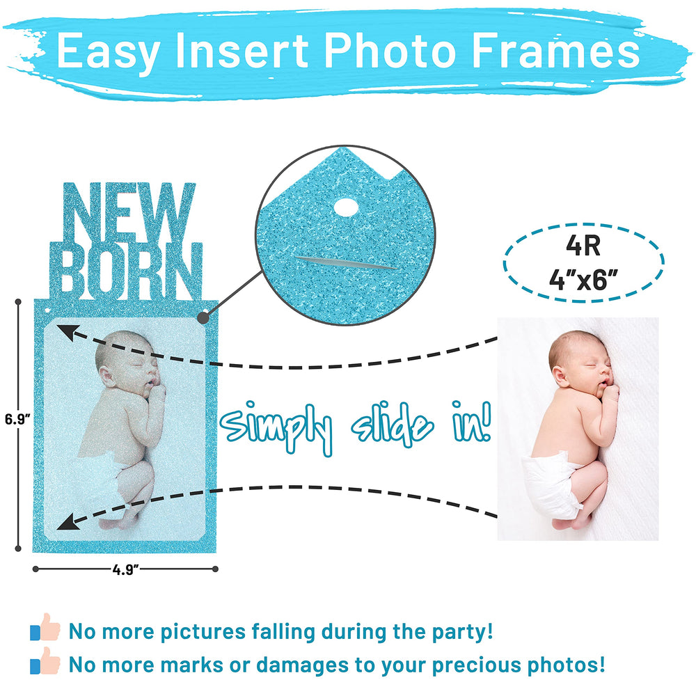 PartyHooman newborn-to-12months milestones banner monthly photos