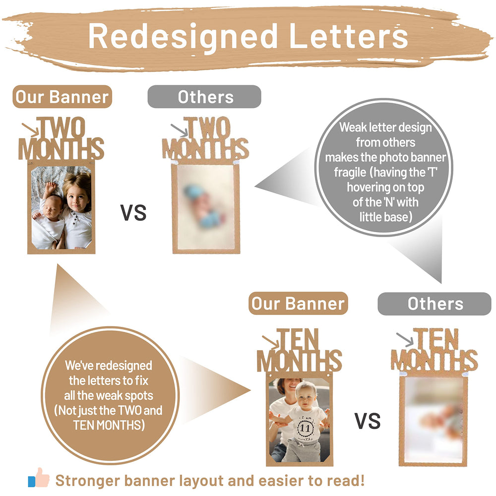 PartyHooman reinforced letters design improves durability.