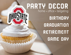 PartyKandy Ohio State toppers on display elevate game day celebrations
