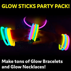 PartySticks connectors for glow sticks secure bracelets and necklaces.