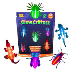 PartySticks Glow Critters package showcases glow bugs for party favors and decorations.