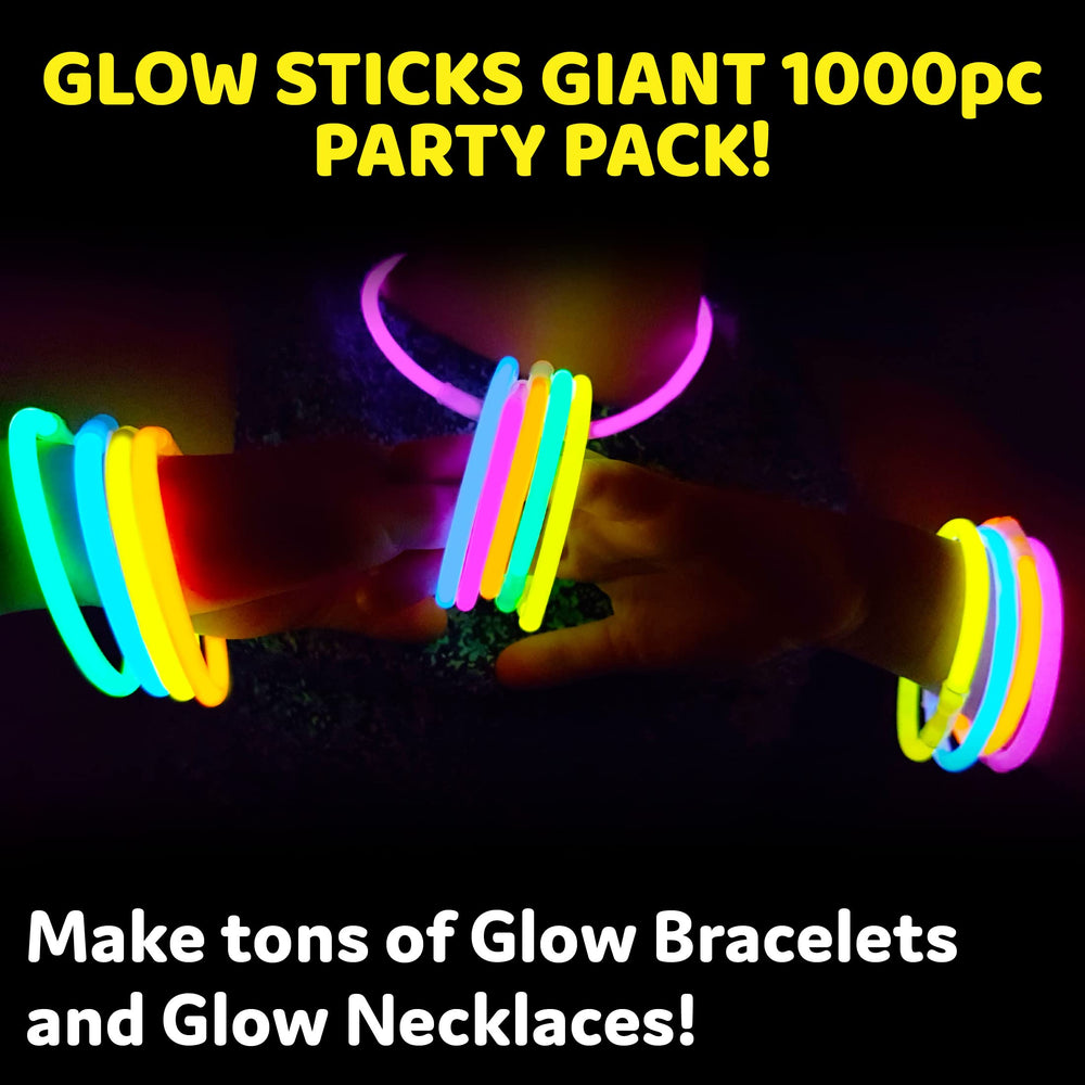 PartySticks waterproof glow sticks float in pools for safe pool lighting.