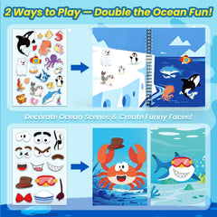 PARTYWIND DIY face animal scenes for playful sticker mixing.