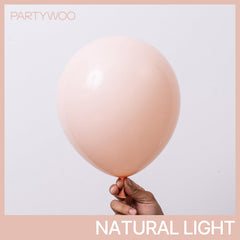 PartyWoo 18-inch peach balloons add bold color to arches and focal decor.