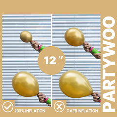 PartyWoo air-filled or helium-filled balloons for versatility.