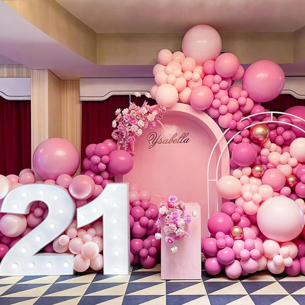 PartyWoo arch kit garland setup for fast party decorating