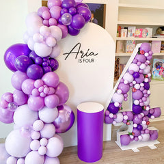 PartyWoo baby shower lilac balloons create a gentle, festive mood