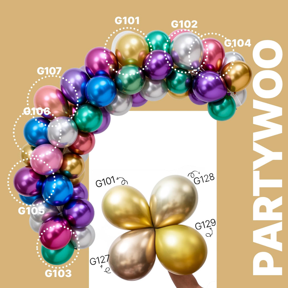 PartyWoo balloons ideal for baby showers and weddings.